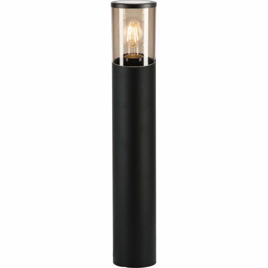 M916 S Max.A60 CRNA+SMOKY IP54 1xE27 bastenska stubna lampa