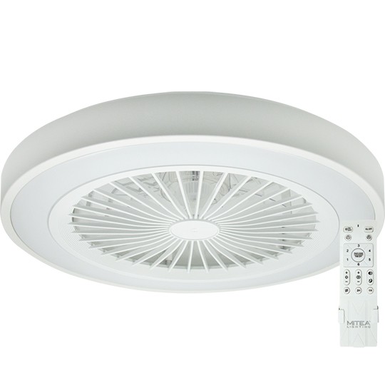 MV5020-W-2 BELI plafonski ventilator 20W sa svetlom LED CCT 25W sa daljinskim upravljačem