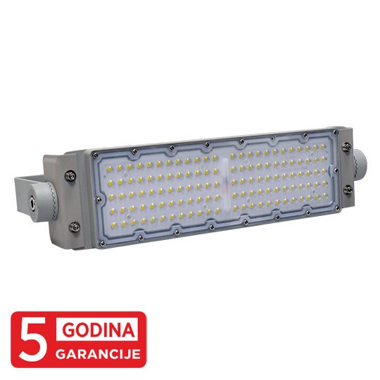 M457100 6500K modularni SMD LED reflektor 100W sivi 6kV .IES IP65 5Y Mitea Lighting