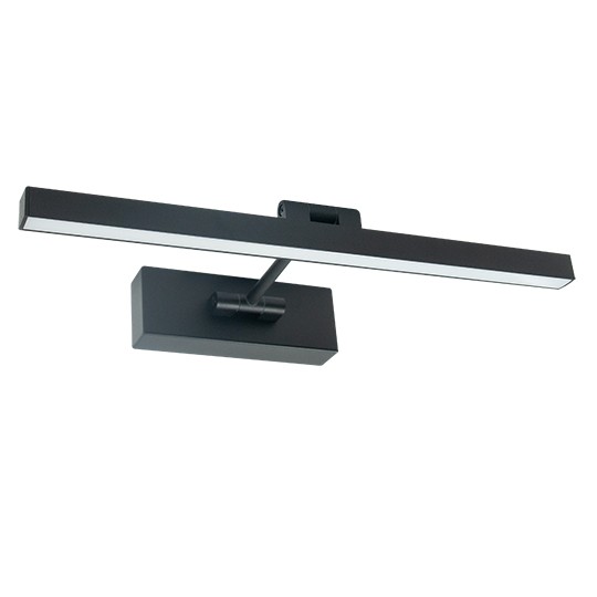 M209439 6500K IP20 Zidna lampa, za sliku ili za ogledalo - crna LED 8W 395x185x50mm Mitea Lighting