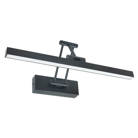 M209464 6500K IP20 Zidna lampa, za sliku ili za ogledalo - crna LED 8W 395x50x275mm Mitea Lighting