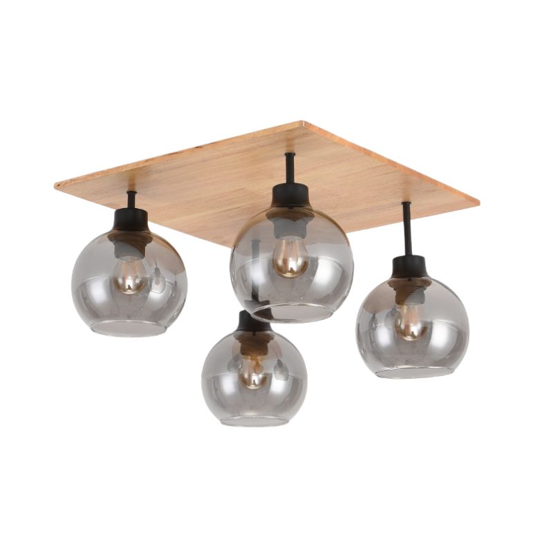 PLAFONSKA L WD/BK/SMOKE WUDI 4S, 014027