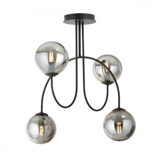 M11099-4 luster crni 4xE27 Max.60W/220V Mitea Lighting