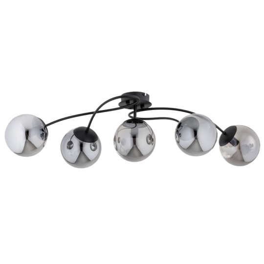 M11101-5 luster crni 5xE27 Max.60W/220V Mitea Lighting