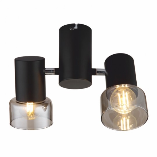 M190512 CRNA spot lampa 2xE14 max. 40W Mitea Lighting