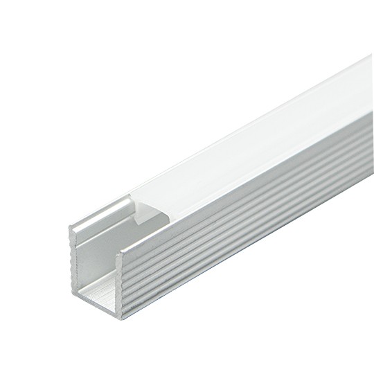MA078 SIVI Aluminijumski profil za LED trake 7.6x9x2000mm nadgradni sa difuzerom 2m Mitea Lighting
