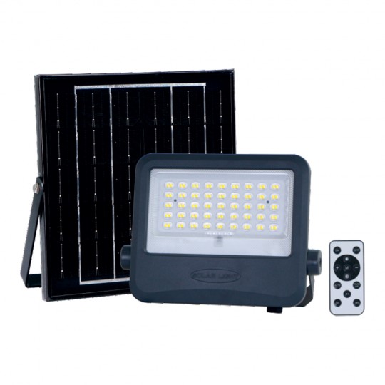 M452080-S6 100W solarni LED reflektor set 6500K IP65 ABS tamno sivi Mitea Lighting