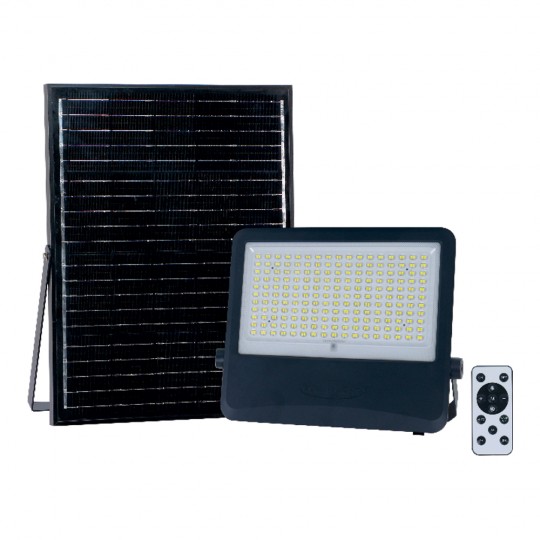 M452080-S6 400W solarni LED reflektor set 6500K IP65 ABS tamno sivi Mitea Lighting