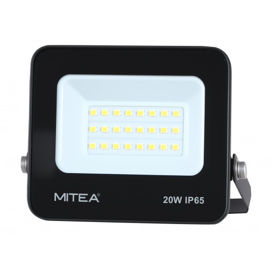M480020-C6 6500K SMD ECO LED reflektor 20W CRNI IP65 Mitea Lighting