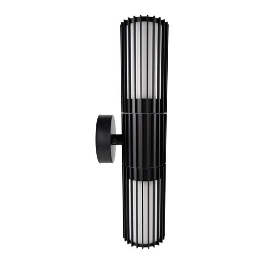 M918 CRNA baštenska lampa zidna IP54 2xGU10 Mitea Lighting