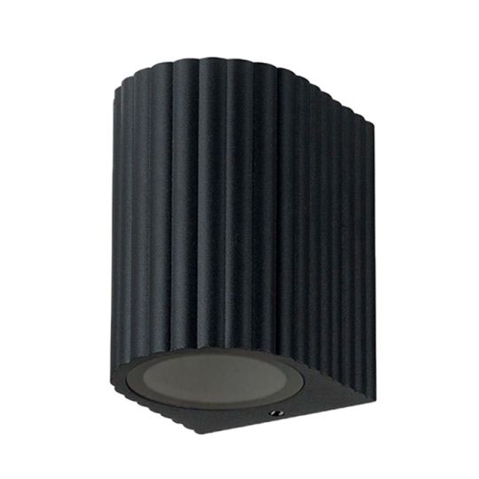 M955010 B CRNA baštenska lampa zidna 1xGU10 IP65 Mitea Lighting Šifra artikla: 9001005