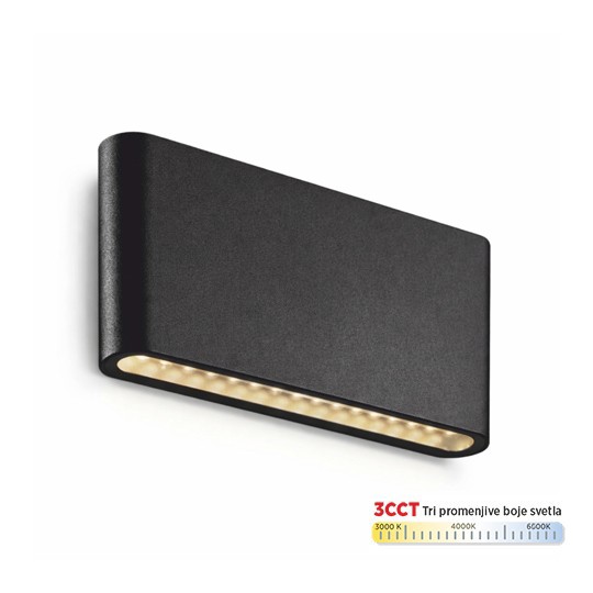 M953020 12W LED CCT 3000-6000K IP54 zidna lampa Mitea Lighting
