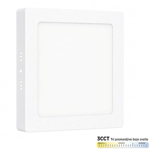 M30NK-CCT 30W  beli nadgradni kvadratni LED panel Mitea Lighting