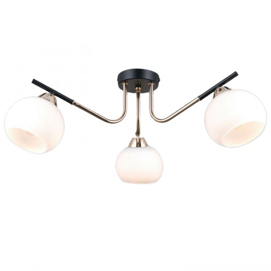 M10721-3 luster staro zlato-crni 3xE27 Max.60W/220V Mitea Lighting